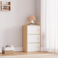 Commode en bois moderne avec 4 tiroirs et porte à panneau, meuble de rangement pour chambre et salon, design moderne et épuré, mobilier de maison