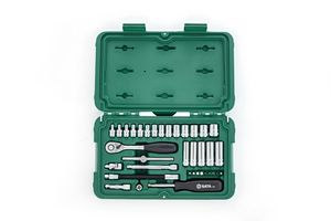 ชุดเครื่องมือซ่อมแซม <span class=keywords><strong>SATA</strong></span> 09001 36 ชิ้น <span class=keywords><strong>ประแจ</strong></span>บล็อกหกเหลี่ยมขนาด 6.3 มม. แบบลึก พร้อมด้ามขันแบบแร็ทเช็ต สำหรับงานซ่อมบำรุงรถยนต์ - Product Image 2