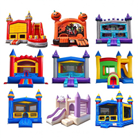 EN14960 Château gonflable géant commercial en PVC durable et robuste 6x4m pour enfants et adultes en plein air