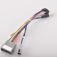 Pemutar Multimedia mobil Android 16Pin, kawat adaptor kabel soket Harness untuk Honda CRV/BRV/HRV/JAZZ