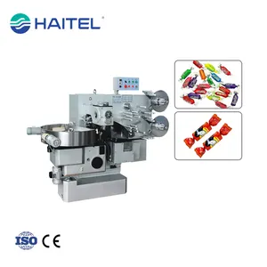 Candy Double twist wrapping machine HTL-S800 candy twist packing machine