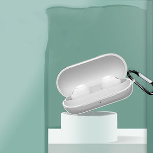 Étui de protection complet en TPU transparent pour boîte de chargement d'écouteurs <span class=keywords><strong>Sony</strong></span> <span class=keywords><strong>WF</strong></span>-C700N <span class=keywords><strong>WF</strong></span> C700N, écouteurs sans fil avec mousqueton - Product Image 6