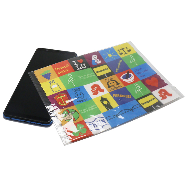 Small Branded Microfiber Custom Logo Microfiber Screen Cleaning Cloth