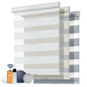 Tapparelle <span class=keywords><strong>Zebra</strong></span> motorizzate per Home Office <span class=keywords><strong>rullo</strong></span> oscurante <span class=keywords><strong>a</strong></span> batteria con tecnica di installazione integrata - Product Image 1