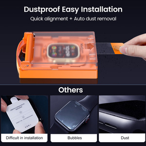 Protections d'Écran pour Apple Watch pour S10/S9 Films Céramique HD Anti-Chute et Anti-Poussière Sans Poussière pour S8/S7/<span class=keywords><strong>6</strong></span> - Product Image 2