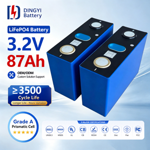 Baterai Mobil 6000+ Siklus 3.2V 87Ah Baterai LiFePO4 Prismatik Grade A+ LFPCell untuk Paket Baterai Lifepo4 12v - Product Image 2