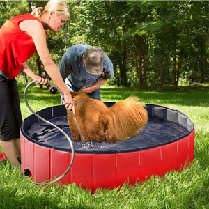 ZMaker Portable 80/100/120/160 cm Piscine <span class=keywords><strong>Pour</strong></span> Animaux de Compagnie <span class=keywords><strong>pour</strong></span> Chiens de Grande Taille Pliable <span class=keywords><strong>Chien</strong></span> Bain <span class=keywords><strong>Baignoire</strong></span> - Product Image 5