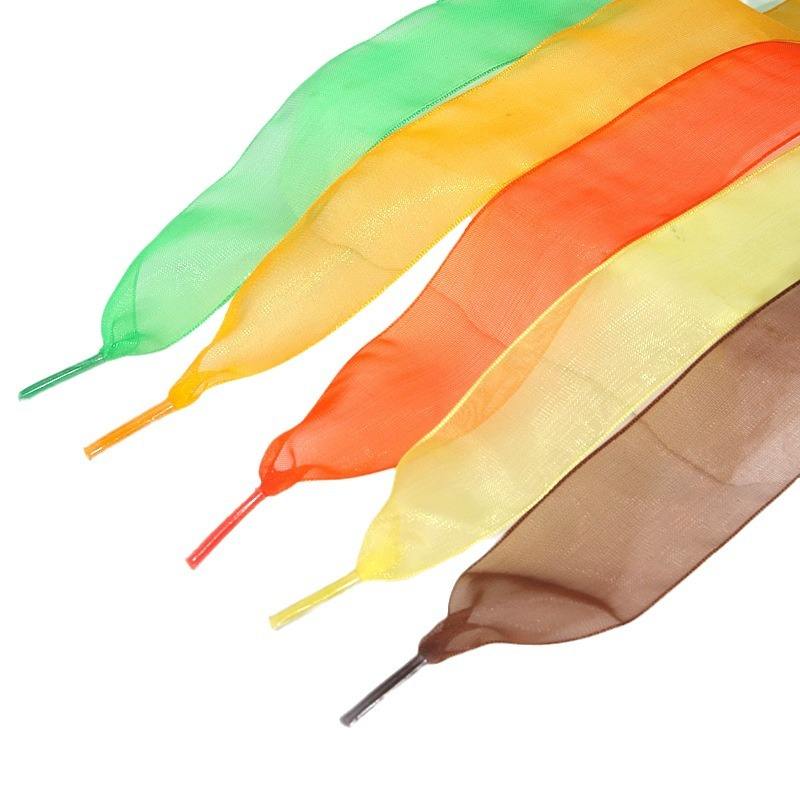 Chiffon Bandwidth 4cm Silk Satin Candy Wide Flat Ribbon Princess Lace Chiffon Shoelace