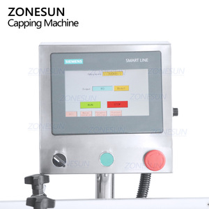 Zonesun ZS-XG442F Tự Động Nhựa Jerry Có Thể Động Cơ Dầu Xe Sạch Hơn F-Phong Cách Chai Vít Đóng Nắp Cap Máy Thắt Chặt - Product Image 3