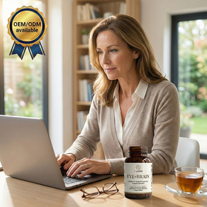 Vitamines et Minéraux - EYE+BRAIN Lutéine Protection Oculaire Complexe Nutritionnel pour la Santé Cérébrale Gélules Molles Haute Absorption Sans Odeur Faible Teneur en Sucre - Product Image 6