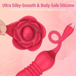 Adult Royal Rose 12-Gang-Teleskop-Kugelvibrator mit Fernbedienung Wasserdichtes IPX7 elektrisches Vaginal-Sexspielzeug für Frauen - Product Image 2