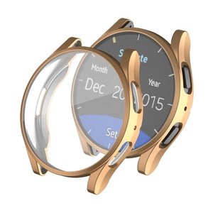 ป้องกันหน้าจอฝาครอบเต็มรูปแบบชุบ TPU เชลล์กรณีป้องกันสำหรับ <span class=keywords><strong>Samsung</strong></span> <span class=keywords><strong>Galaxy</strong></span> <span class=keywords><strong>Watch5</strong></span> <span class=keywords><strong>Smartwatch</strong></span> - Product Image 3