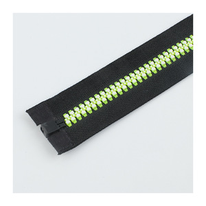 Haute Qualité 5 #   <span class=keywords><strong>Fermeture</strong></span> éclair coulissante à glissière automatique en résine bicolore écologique <span class=keywords><strong>pour</strong></span> <span class=keywords><strong>manteau</strong></span>, veste, vêtements, accessoires de couture - Product Image 5