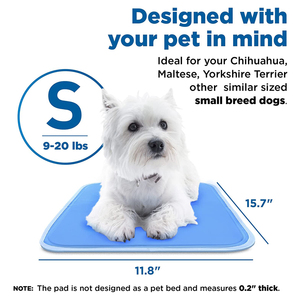 Dog <b>Cooling</b> Mat <b>Pad</b> for Kennels, Crates and Beds, Non-Toxic, Durable Solid Self <b>Cooling</b> Gel Material No Refrigeration - Product Image 5