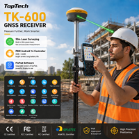 Station de base et mobile professionnelle TopTech TK600 RTK, GNSS RTK toutes constellations pour la cartographie topographique et la collecte de données SIG