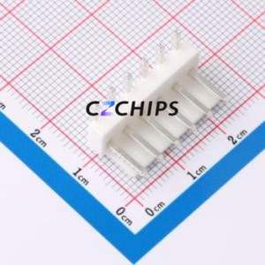 HX VH3.96-6P WZ Wire-to-Board Pin Header Bent Lead Through Hole,P=3.96mm Connector 1x6P 3.96mm Right Angle Insert VH - Product Image 1