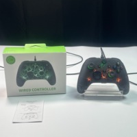 Control de Juego con Cable TGZ T-X102L RGB para One/S/X, PC y Android, con Interfaz USB, Botón Turbo y Giroscopio de Seis Ejes, Cable de 2.2m