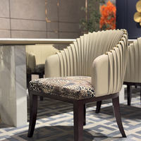 Ensemble de meubles de salle à manger de luxe haut de gamme moderne, solution tout-en-un Foshan, table à manger sur mesure avec plateau en marbre et chaises