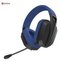 Casque de jeu tri-mode PJT-DEP2492, ultra-léger, microphone détachable, RGB, 900 mAh