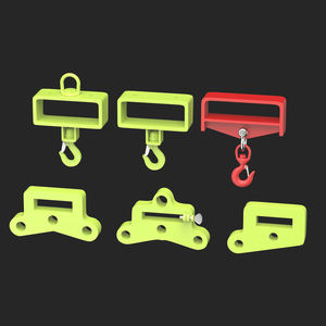 ווים מתכווננים למלגזה כבדה עם גדלים מרובים וקיבולת עומס של 5 טון - Product Image 6