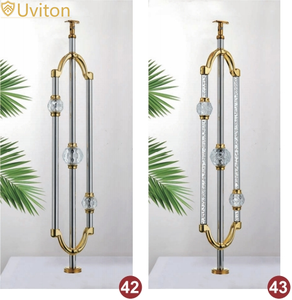 階段手すり屋内アクリル手すりポストクリスタル装飾階段手すり階段ガードレール家シンプルデザイン - Product Image 5