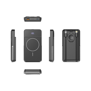 Batterie externe magnétique 10000 mAh OEM ODM, charge rapide 27W, chargeur sans fil 15W, chargeur de montre 5W avec Type-C intégré, directement de l'usine - Product Image 1