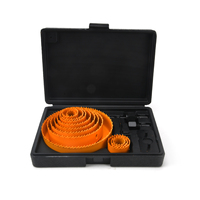 Nesen Lot de 14 scies cloches en acier rapide pour le bois, toutes tailles standard, avec pointe en acier allié, pour le perçage de portes d'armoires domestiques