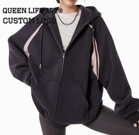 Personnalisation 420 Grammes Sweat-shirt Serviette personnalisée Broderie XXXXXL Sweat-shirt personnalisé Coton polaire couleur corail Hiver Hoodies