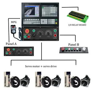 Met Plc + Atc-Functie Voor Freesmachine 3-assige Cnc-Freescontroller Als Newker Cnc-Controller Analoge Cnc-Controller