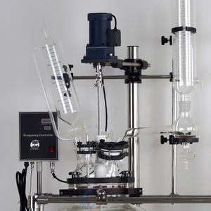 Crystalzer penyuling 20L 50L, peralatan isolasi reaktor kristalisasi kaca jaket - Product Image 3