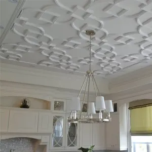 Modern design styrofoam PU decorative cornices ceiling arc decor, interior artistic ceiling