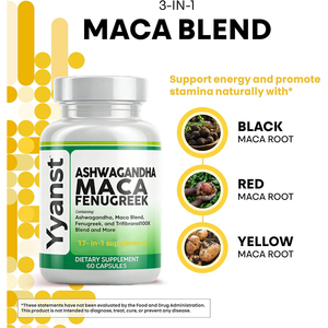 แคปซูลเสริมพลังงานและต้านอนุมูลอิสระจากรากมาคาและอัชวกันดา ยี่ห้อไพรเวทเลเบล พร้อมเสริมภูมิคุ้มกัน ปรับแต่งได้สำหรับผู้ใหญ่ - Product Image 4