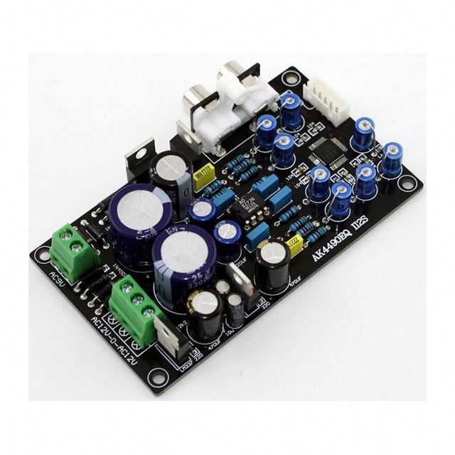 A22-- AK4490EQ AK4490 II2S DAC decoder board /AC15V-0-AC15V(15W) AC9V 10W