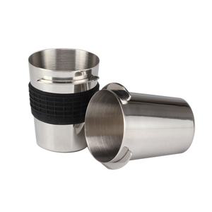 Accessoires pour machine à café expresso, manchon en silicone, gobelet doseur en acier inoxydable, diamètre 50/57 mm - Product Image 4