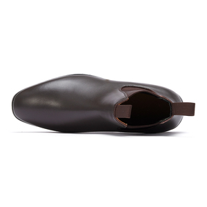 <span class=keywords><strong>Bottines</strong></span> <span class=keywords><strong>Chelsea</strong></span> Homme en Cuir Véritable, Doublure en Peau de Vachettes et Première de Propreté en Latex EVA, Semelle en Caoutchouc Brut, Modèle à Enfiler - Product Image 4