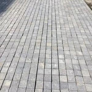 G654 Pierre de granit gris foncé polie flammée antique aiguisée brossée extérieure moderne style chinois pavé briques de route prix - Product Image 3