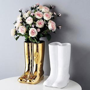 <span class=keywords><strong>Portaombrelli</strong></span> in <span class=keywords><strong>Ceramica</strong></span> a Forma di Stivale Bianco Personalizzato Direttamente dalla Fabbrica per Arredamento Casa - Product Image 5