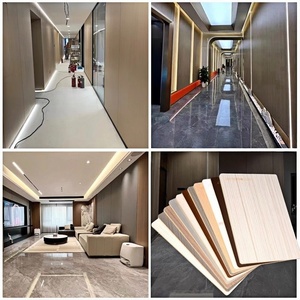 현대적인 친환경 방수 원목 유럽 디자인 벽 패널 (학교, 가정, 엔터테인먼트, 인테리어 장식용 다마스크) - Product Image 4