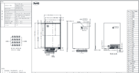 Écran LCD TFT 7 pouces 800x1280 MIPI DSI 4 voies 31 broches 300 nits, module LCD portrait pour équipement embarqué