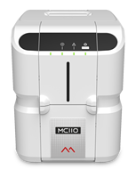Imprimante de Cartes d'Identité PVC Double Face Mc110 Stylée et Avant-Gardiste, Mini Automatique, Résolution 300dpi, Ethernet, pour Usage Professionnel