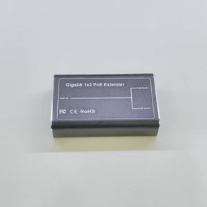 Prix fabricant Répéteur PoE Gigabit 1 entrée 2 sorties Coque métallique 10/100/1000Mbps 1x2 Extender PoE - Product Image 1