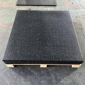 مصنع عالية الكثافة Gym1m * 1m حصيرة أرضية داخلية للياقة البدنية مضادة للانزلاق بلاط epdm من من المصنع - Product Image 2