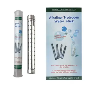 New Arrival Portable Alkaline Stainless Steel Thickened Water Rod Hydrogen Rich Water Rod Energy Filter Water Stick