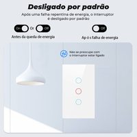 Interrupteur tactile 110V 220V US sans fil neutre, panneau en verre, commande murale intelligente électrique marche/arrêt, lampe LED