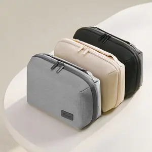 RPT 재활용 전자 제품 여행 액세서리 케이스 방수 휴대용 케이블 정리 가방 다기능 데이터 케이블 보관 가방