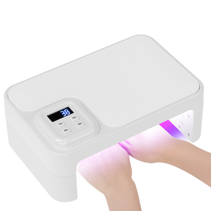 UV Led <b>Nail</b> Lamp Collapsible Armrest Gel Professional Curing Machine 180W <b>Nail</b> Light Manicure Lamp Wearable <b>Nail</b> Baking Lamp - Product Image 1