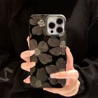 Nouvelle coque de téléphone portable 2024 personnalisable DIY, transparente, avec design 3D électroplaqué, en TPU, étanche, antichoc et compatible avec la recharge sans fil