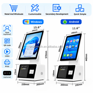 Monitor de PC con Pantalla Táctil TFT de 15.6 Pulgadas, Sistema POS, Terminal de Pago Android de 11 Pulgadas, Caja Registradora para Comercio Minorista y Pequeñas Empresas - Product Image 2
