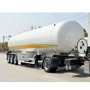 ZW Groupe 3 Essieux GPL Semi Remorque 57CBM Acier Gaz Tanker pour Propane Butane Transport GPL Gaz Transporteur Fournisseur - Product Image 3