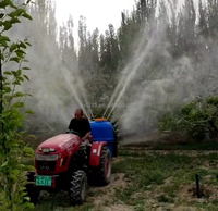 Pulvérisateur agricole Lingfeng neuf à 3 points pour tracteur, 500L, haute efficacité, équipement agricole pour vergers, avec boîte de vitesses